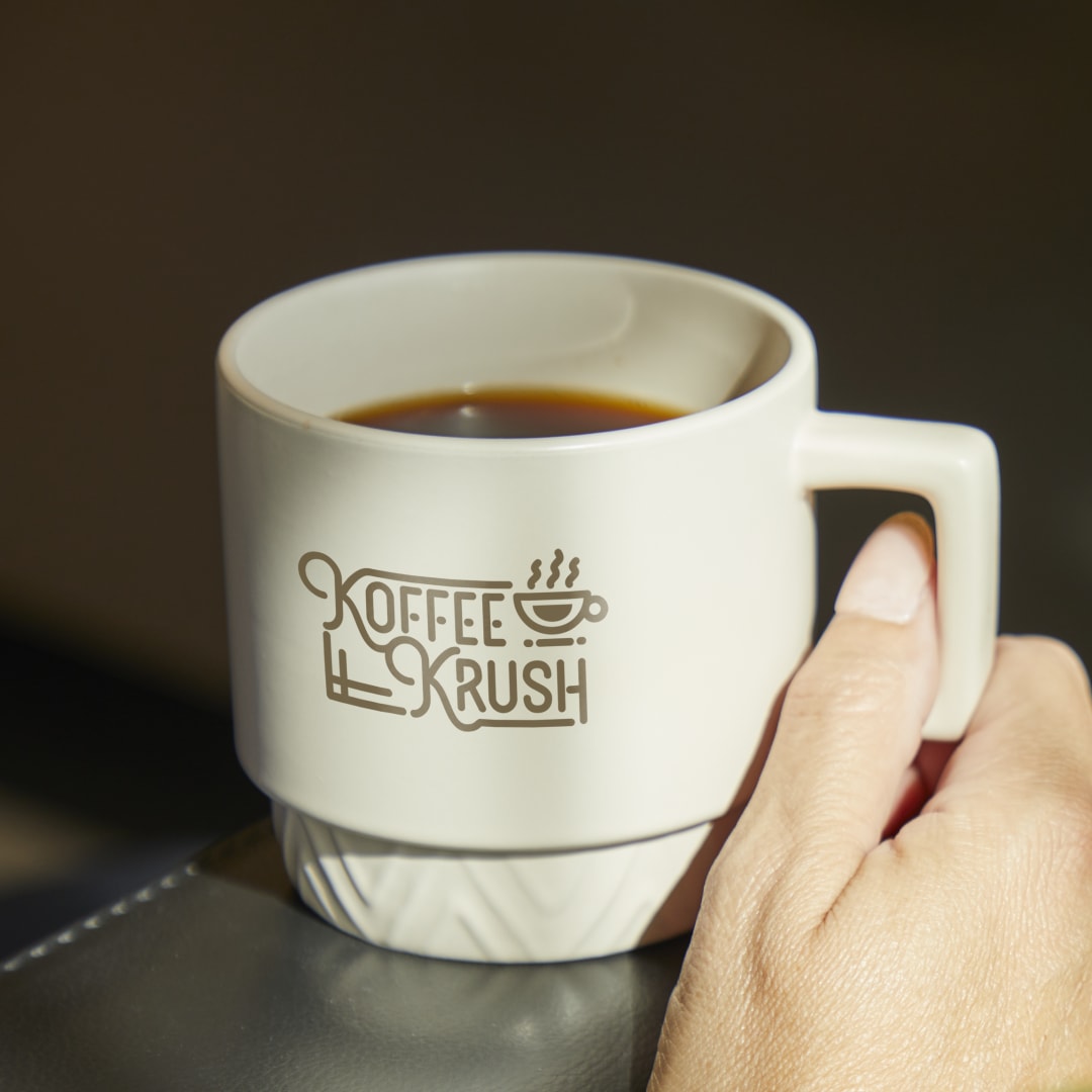 Paco 12oz Ceramic Mug - SM-6313 White