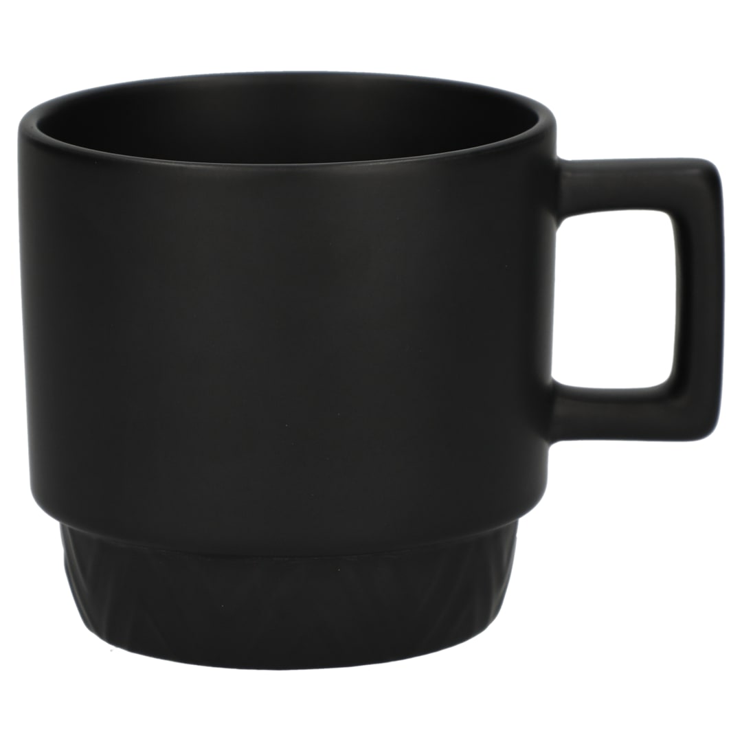 Paco 12oz Ceramic Mug - SM-6313 Black