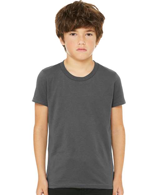 BELLA + CANVAS Youth Jersey Tee - 3001Y Asphalt