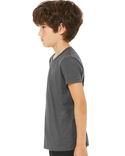 BELLA + CANVAS Youth Jersey Tee - 3001Y Asphalt