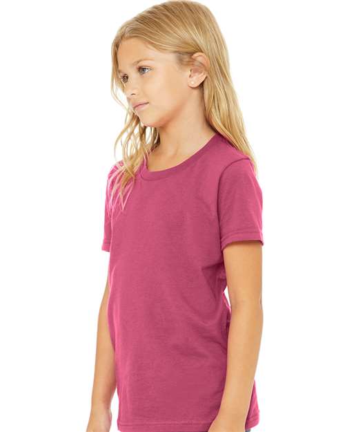 BELLA + CANVAS Youth Jersey Tee - 3001Y Berry