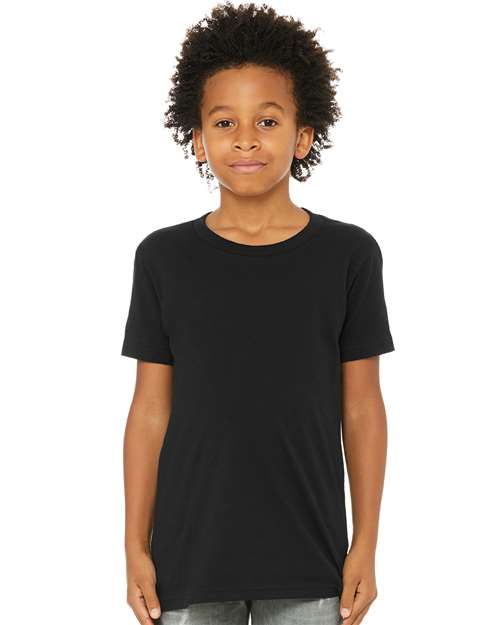 BELLA + CANVAS Youth Jersey Tee - 3001Y Black