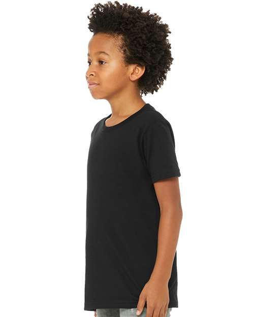 BELLA + CANVAS Youth Jersey Tee - 3001Y Black