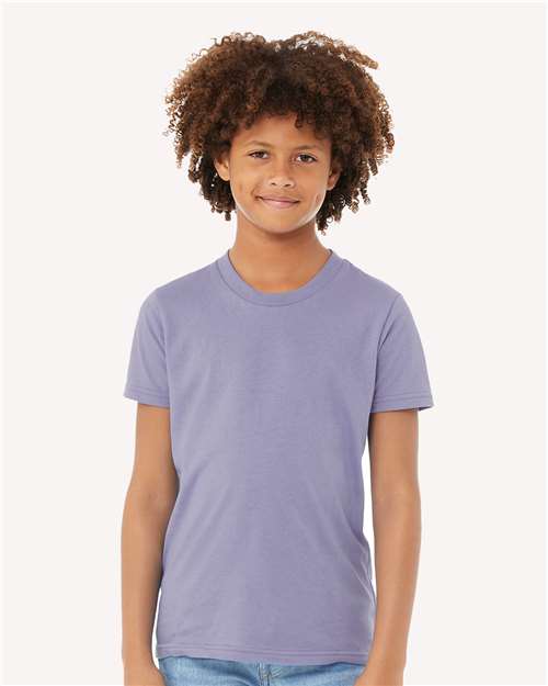 BELLA + CANVAS Youth Jersey Tee - 3001Y Dark Lavender