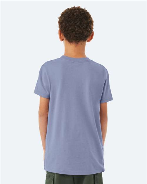 BELLA + CANVAS Youth Jersey Tee - 3001Y Lavender Blue