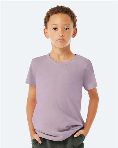 BELLA + CANVAS Youth Jersey Tee - 3001Y Light Violet