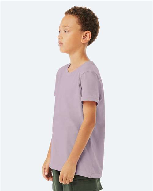 BELLA + CANVAS Youth Jersey Tee - 3001Y Light Violet