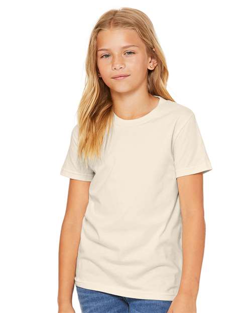 BELLA + CANVAS Youth Jersey Tee - 3001Y Natural