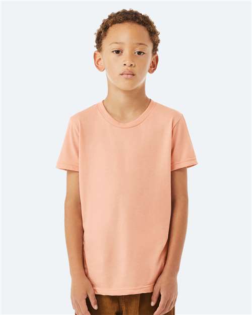 BELLA + CANVAS Youth Jersey Tee - 3001Y Peach
