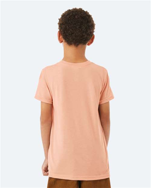 BELLA + CANVAS Youth Jersey Tee - 3001Y Peach