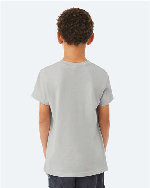 BELLA + CANVAS Youth Jersey Tee - 3001Y Solid Athletic Grey