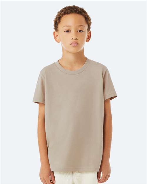 BELLA + CANVAS Youth Jersey Tee - 3001Y Tan