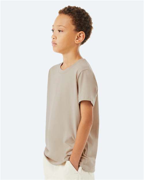 BELLA + CANVAS Youth Jersey Tee - 3001Y Tan