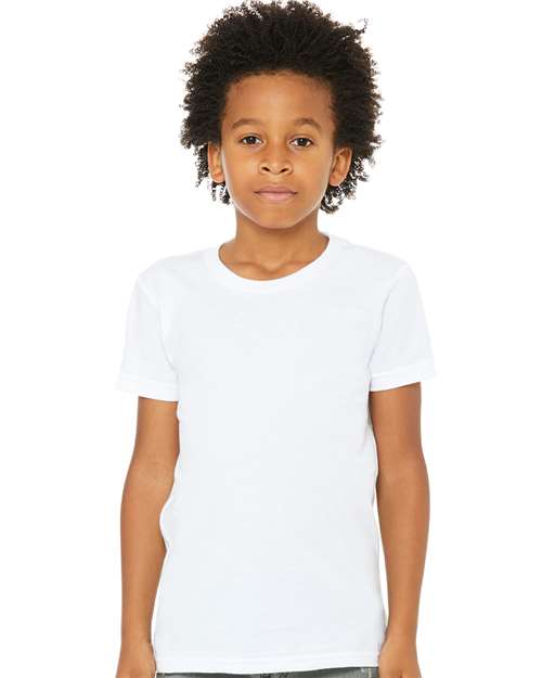 BELLA + CANVAS Youth Jersey Tee - 3001Y White