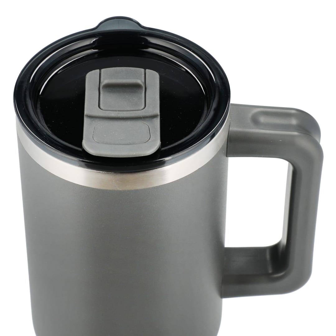 Pinnacle Recycled Travel Tumbler with Straw 40oz - 1603-15 Gray