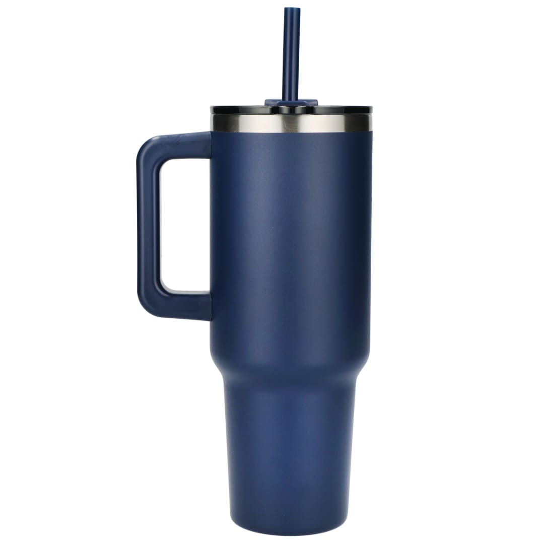 Pinnacle Recycled Travel Tumbler with Straw 40oz - 1603-15 Blue