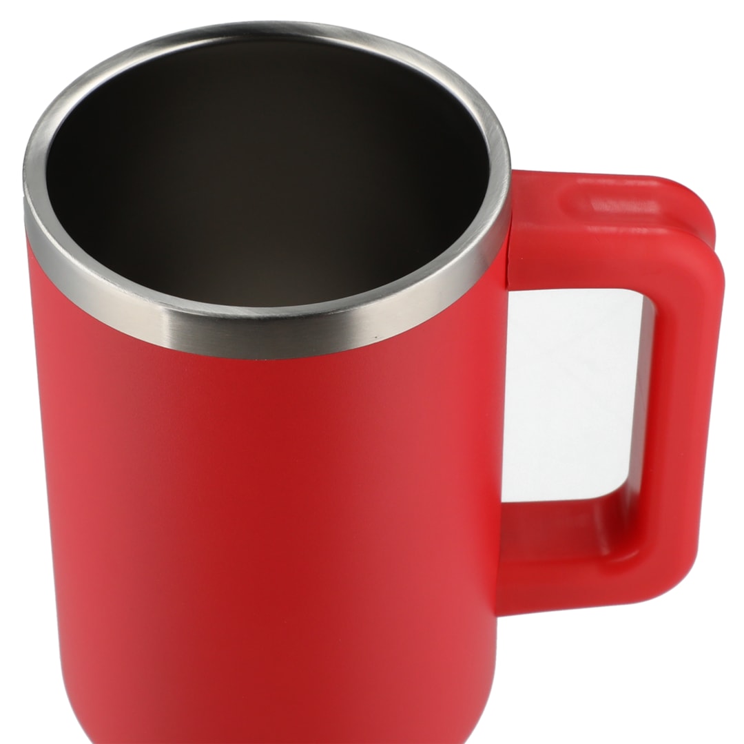 Pinnacle Recycled Travel Tumbler with Straw 40oz - 1603-15 Red