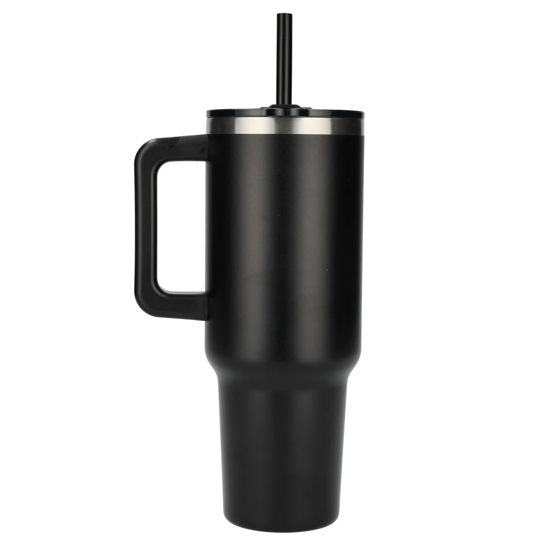 Steel Chill-Cups Pinnacle Recycled Travel Tumbler with Straw 40oz - 1603-15