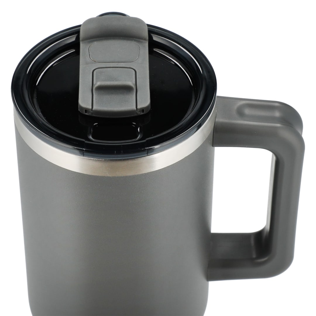Pinnacle Recycled Travel Tumbler with Straw 40oz - 1603-15 Gray