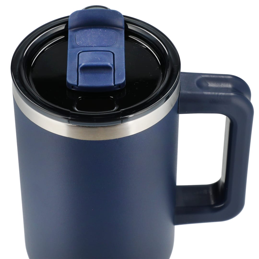 Pinnacle Recycled Travel Tumbler with Straw 40oz - 1603-15 Blue