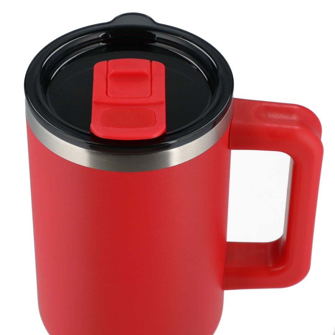 Pinnacle Recycled Travel Tumbler with Straw 40oz - 1603-15 Red