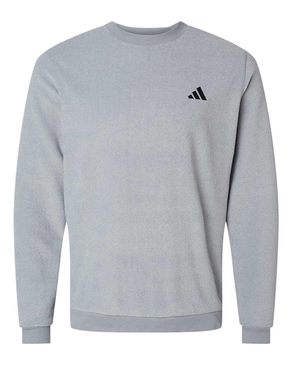 Adidas Men's Terry Loop Crewneck Sweatshirt - A586 Grey Three