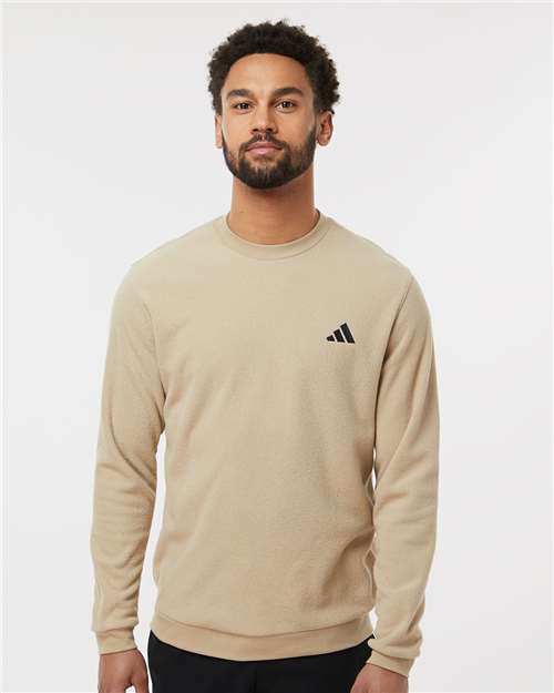 Adidas Men's Terry Loop Crewneck Sweatshirt - A586 Hemp