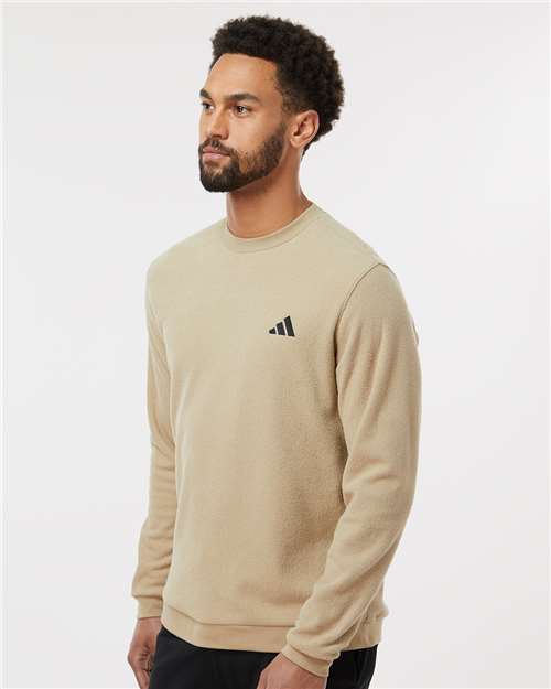 Adidas Men's Terry Loop Crewneck Sweatshirt - A586 Hemp