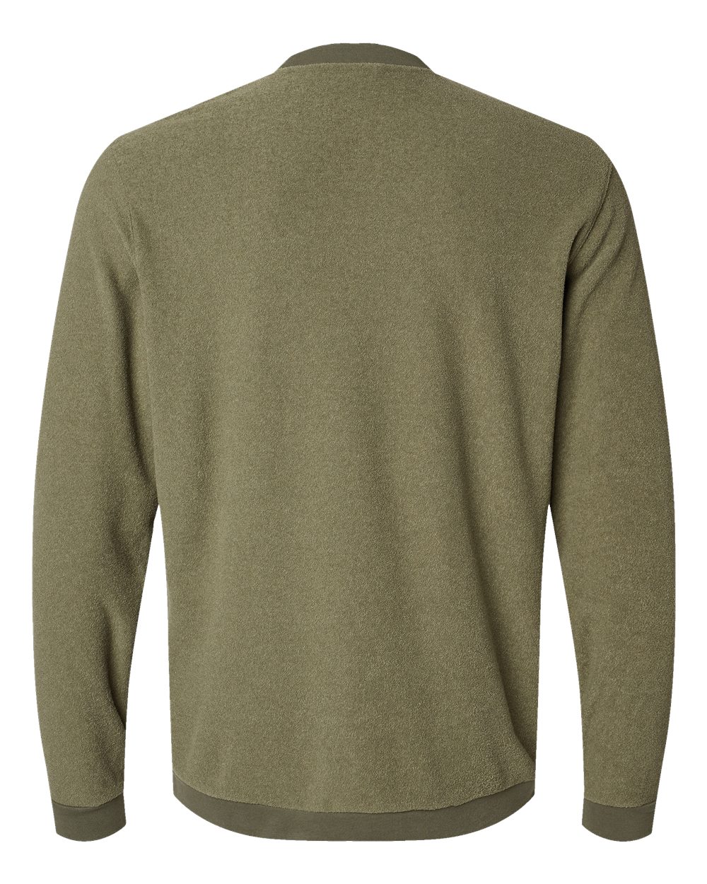 Adidas Men's Terry Loop Crewneck Sweatshirt - A586 Olive Strata