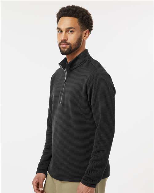 Adidas Men's Spacer Quarter-Zip Pullover - A588 Black