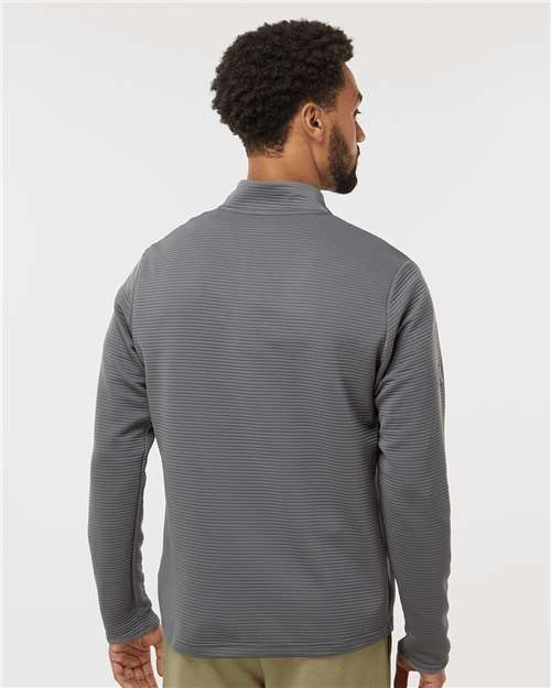 Adidas Men's Spacer Quarter-Zip Pullover - A588 Grey Five