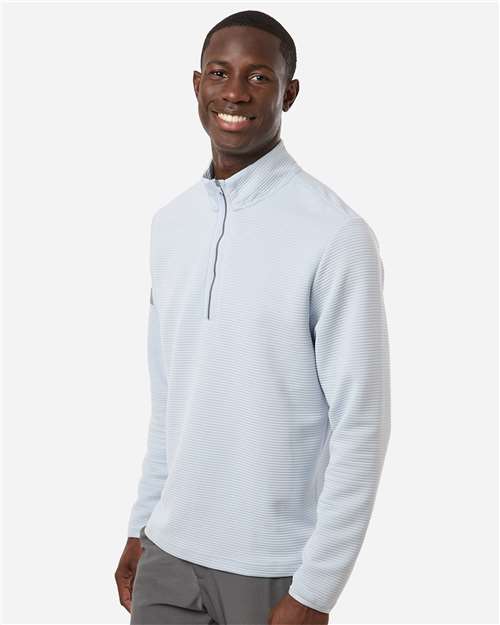 Adidas Men's Spacer Quarter-Zip Pullover - A588 Halo Blue