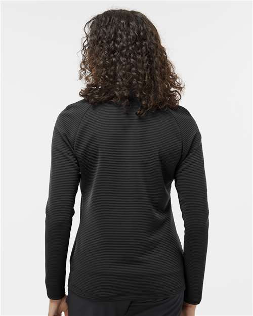 Adidas Women's Spacer Quarter-Zip Pullover - A589 Black