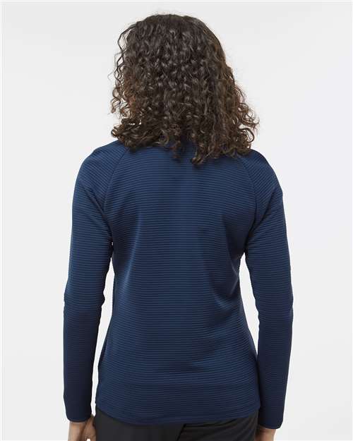 Adidas Women's Spacer Quarter-Zip Pullover - A589 Collegiate Navy