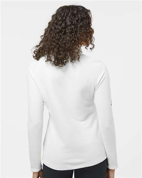 Adidas Women's Spacer Quarter-Zip Pullover - A589 Core White
