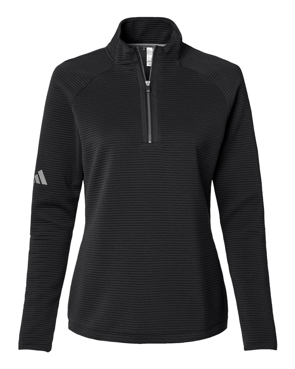 Adidas Women's Spacer Quarter-Zip Pullover - A589 Black