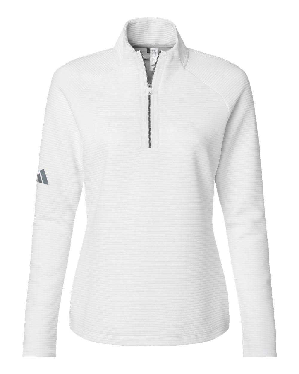 Adidas Women's Spacer Quarter-Zip Pullover - A589 Core White