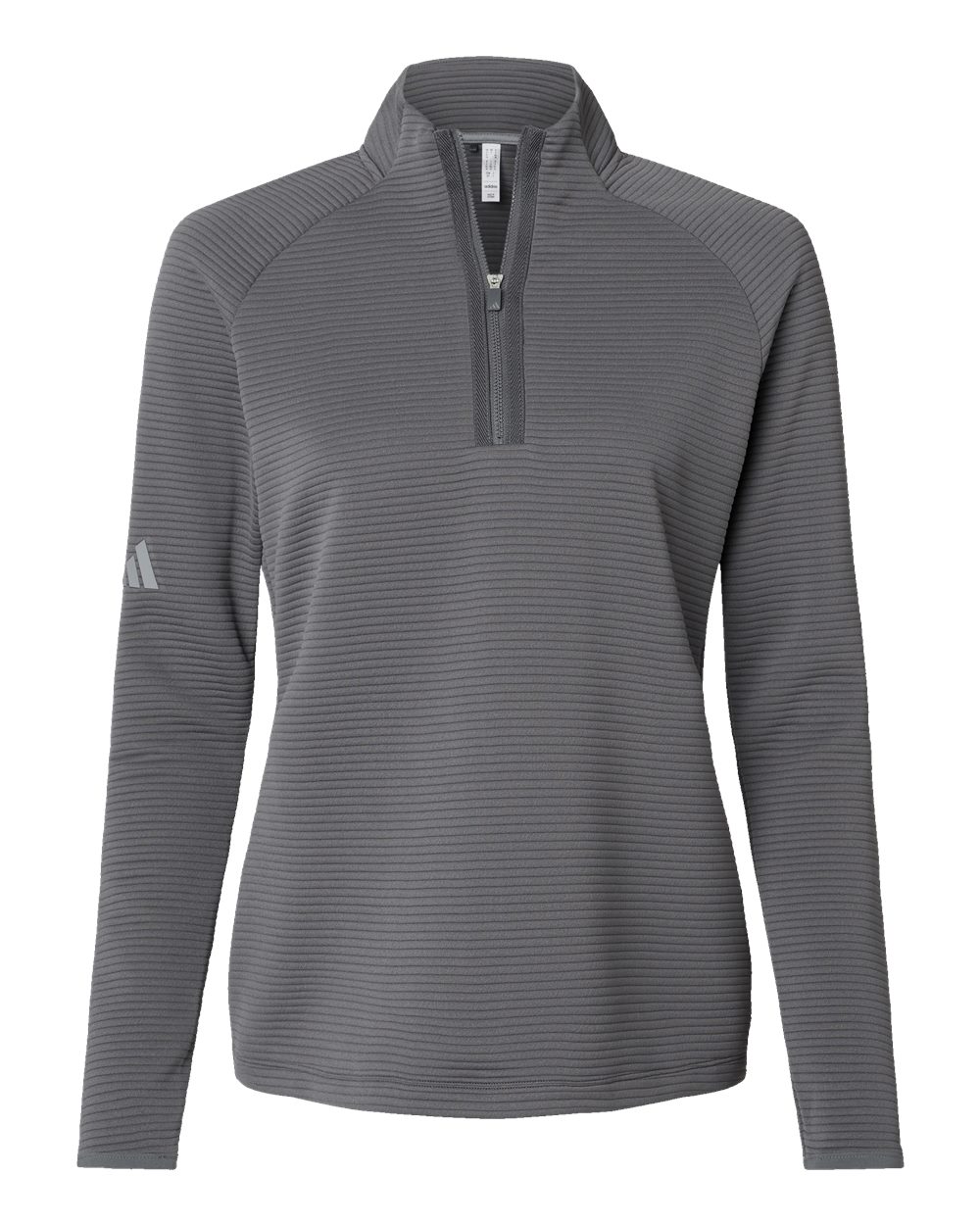 Adidas Women's Spacer Quarter-Zip Pullover - A589 Grey Five