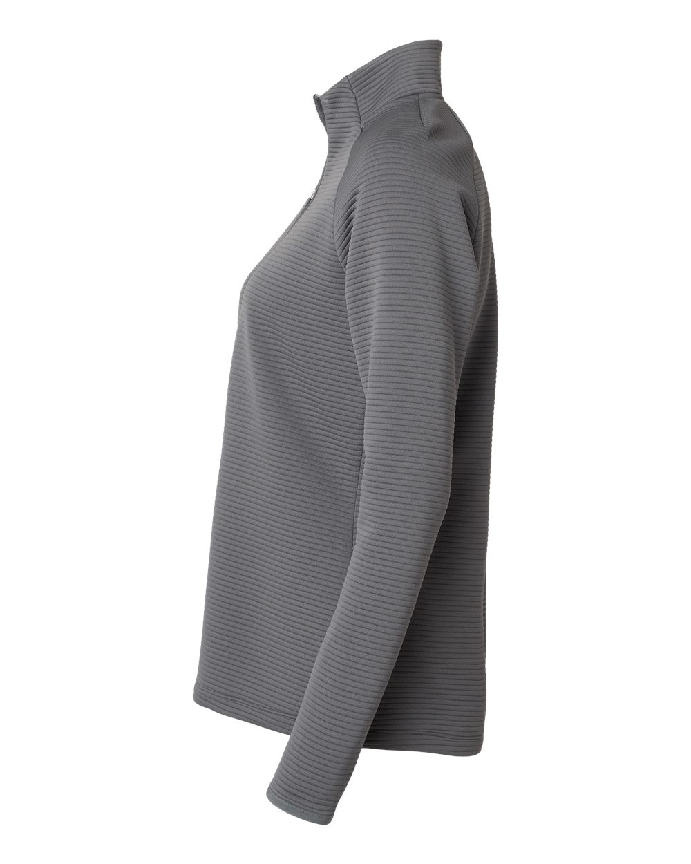 Adidas Women's Spacer Quarter-Zip Pullover - A589 Grey Five