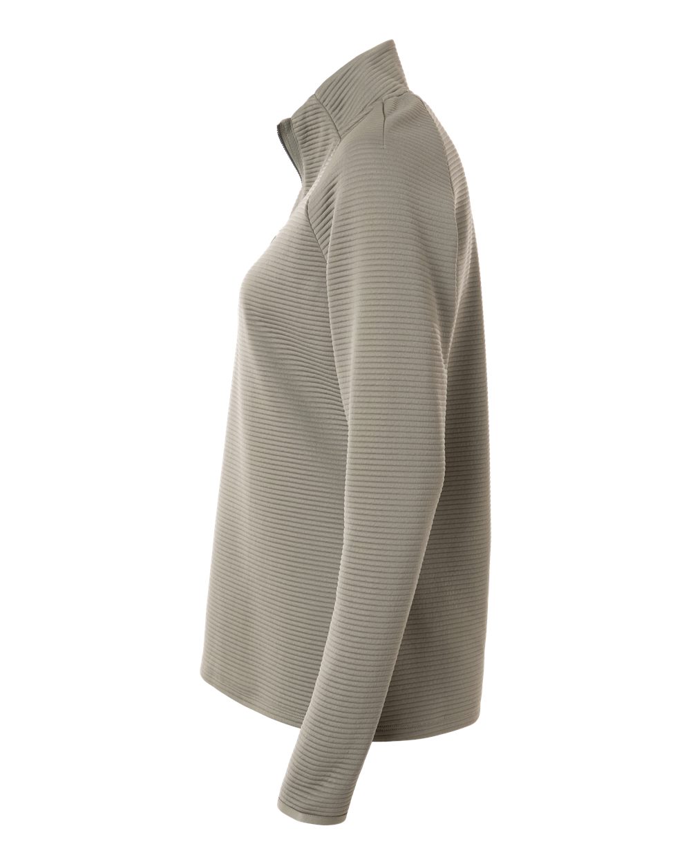 Adidas Women's Spacer Quarter-Zip Pullover - A589 Silver Pebble