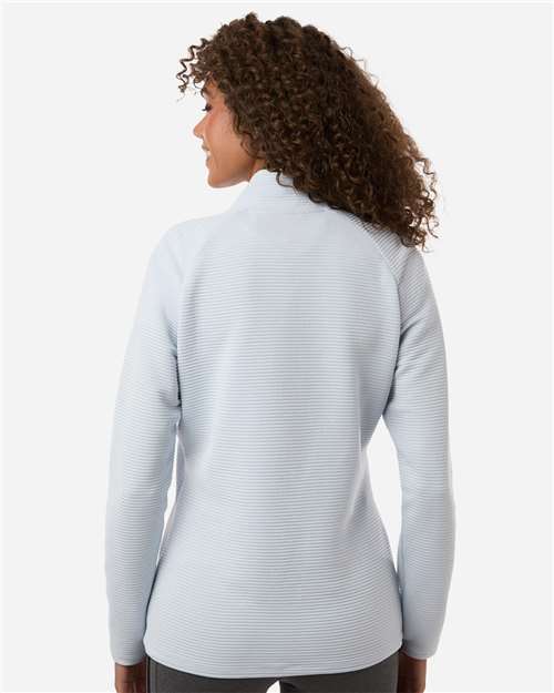 Adidas Women's Spacer Quarter-Zip Pullover - A589 Halo Blue