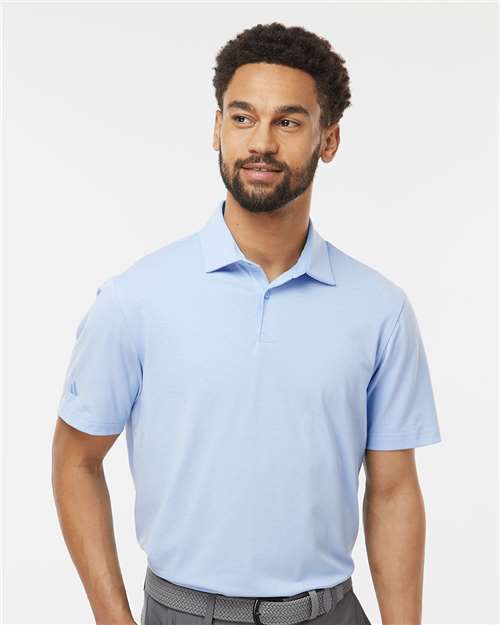 Adidas Men's Blended Polo - A590 Blue Dawn Melange