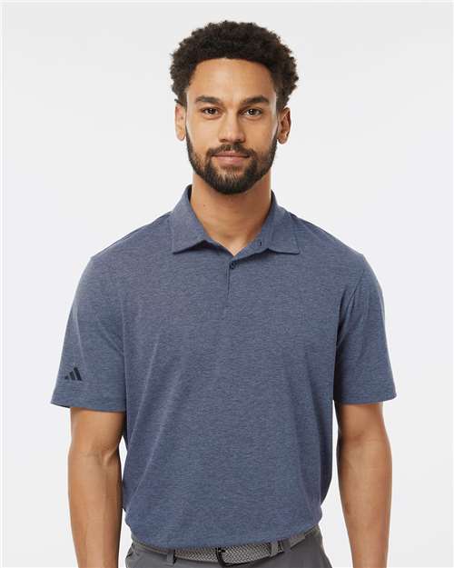 Adidas Men's Blended Polo - A590 Collegiate Navy Melange