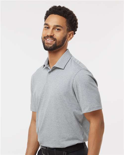 Adidas Men's Blended Polo - A590 Grey Three Melange