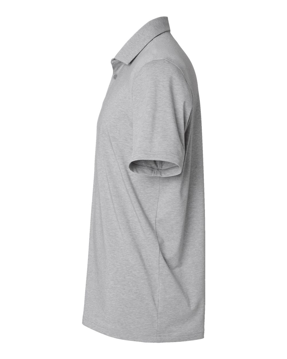 Adidas Men's Blended Polo - A590 Grey Three Melange