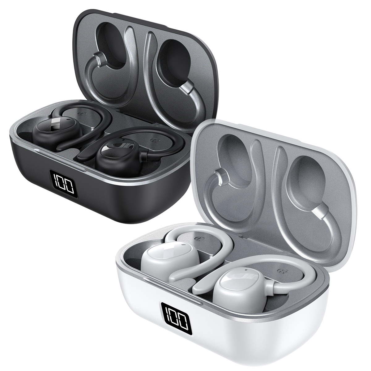 iHome Casque sans fil iHome® XT-82 - Étui de chargement - IH06 White
