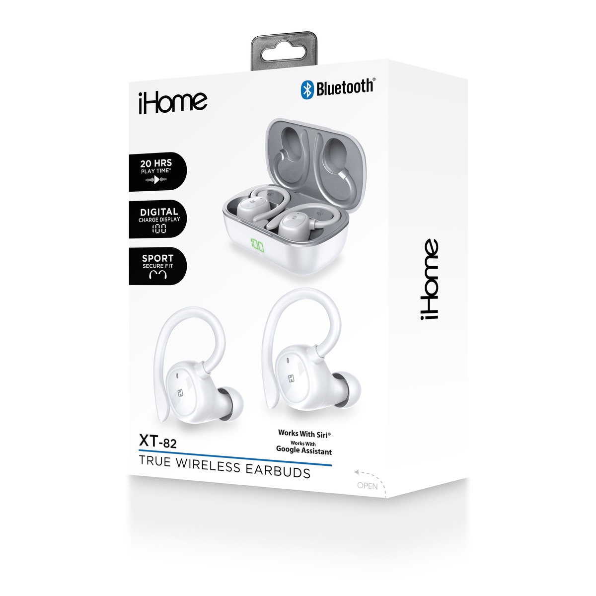 iHome Casque sans fil iHome® XT-82 - Étui de chargement - IH06 White