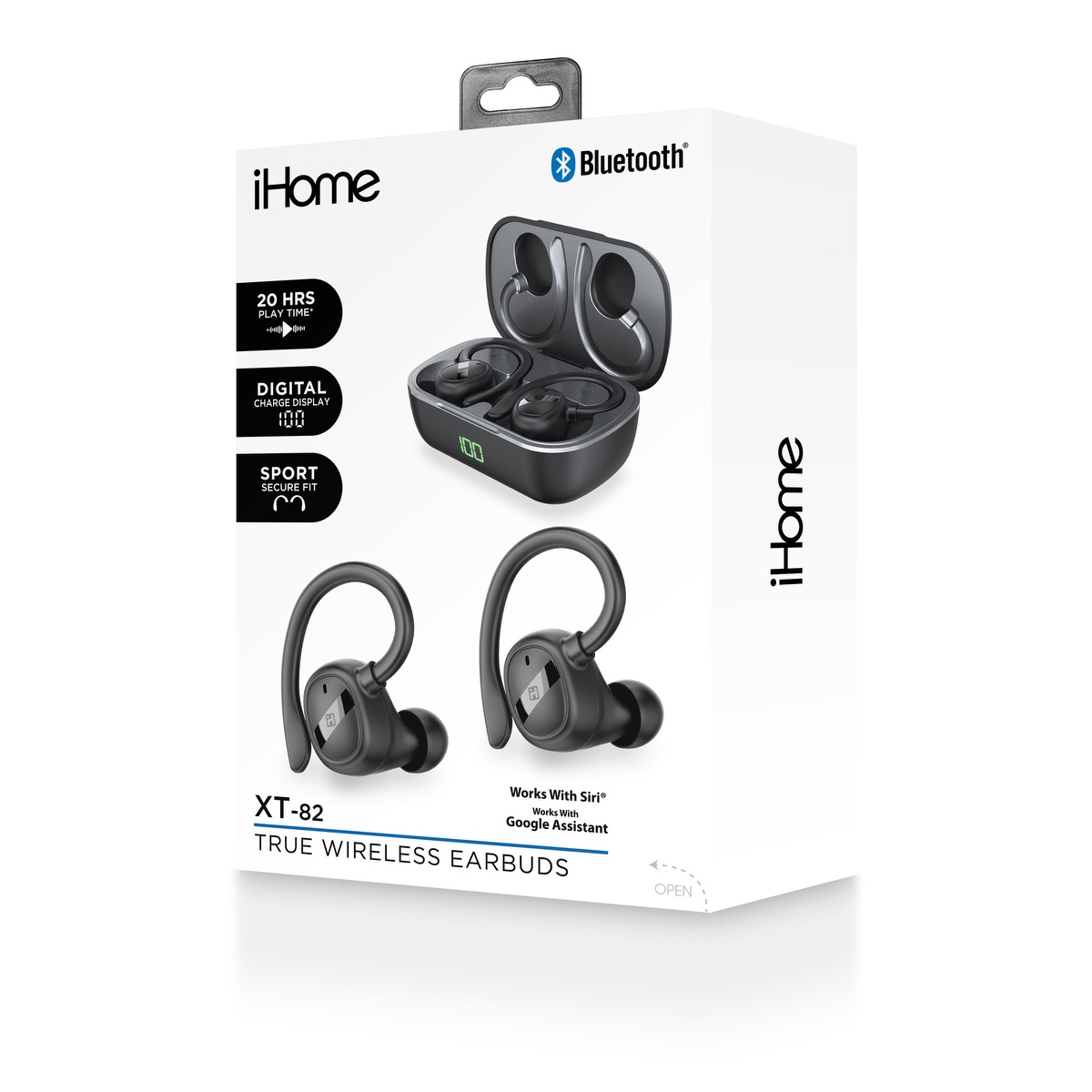 iHome Casque sans fil iHome® XT-82 - Étui de chargement - IH06 White