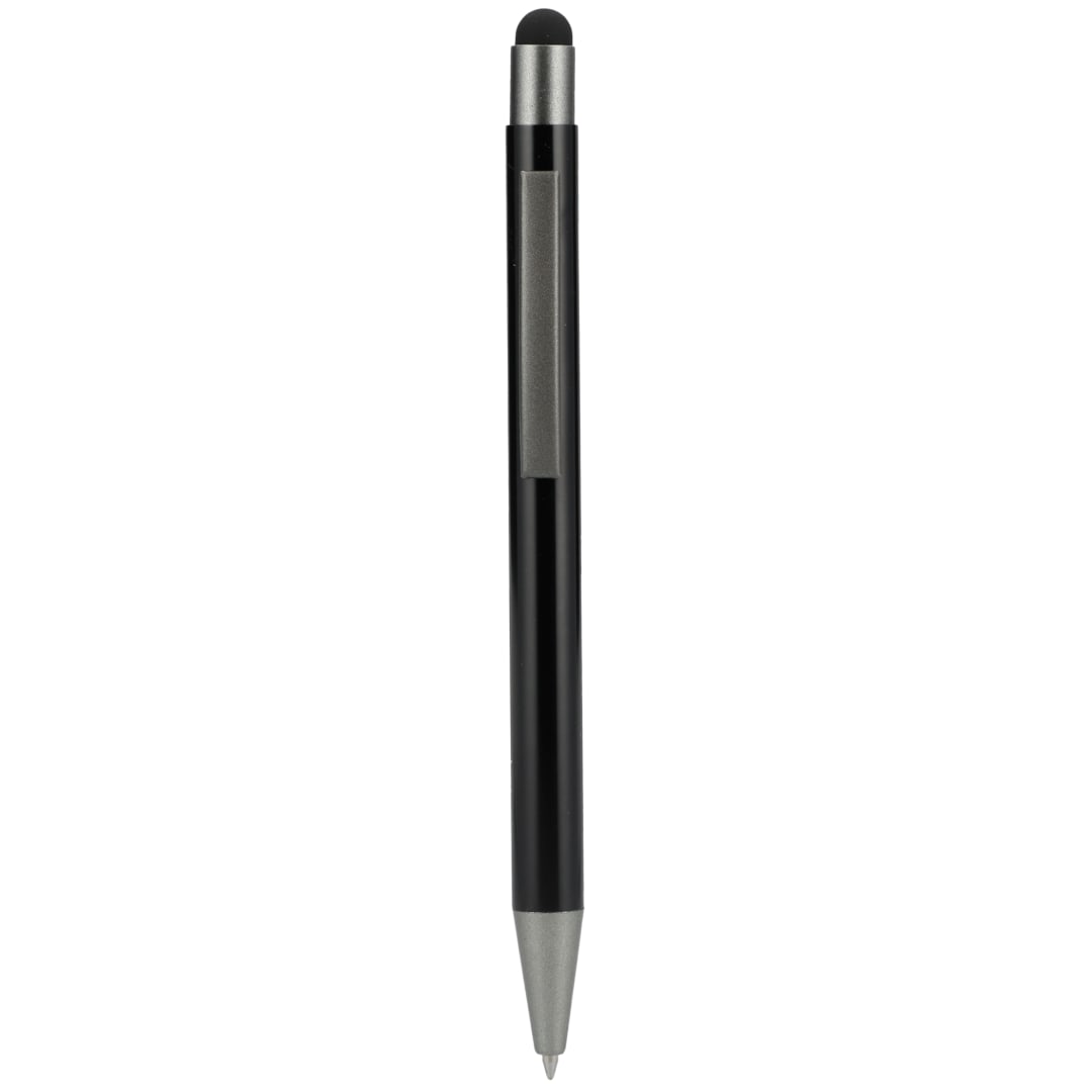 Recycled Aluminum Gel Ballpoint Stylus - 1066-62 Black