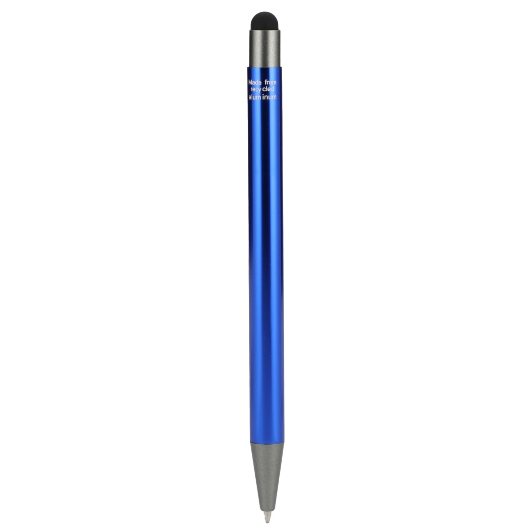 Recycled Aluminum Gel Ballpoint Stylus - 1066-62 Blue